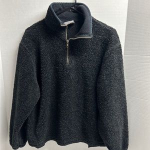 Timberline Colorado Fleece Authentic Outdoor Wear 1/4 Zip Black Men’s Medium
